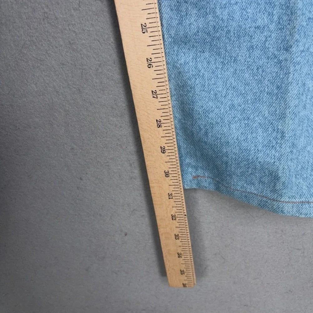 Vintage Levis Jeans Men 38x34 Light Wash Blue Solid Denim Silver Medal 90s